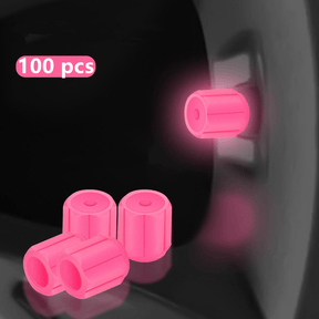 GlowRide - Fluorescent Wheel Valve Caps