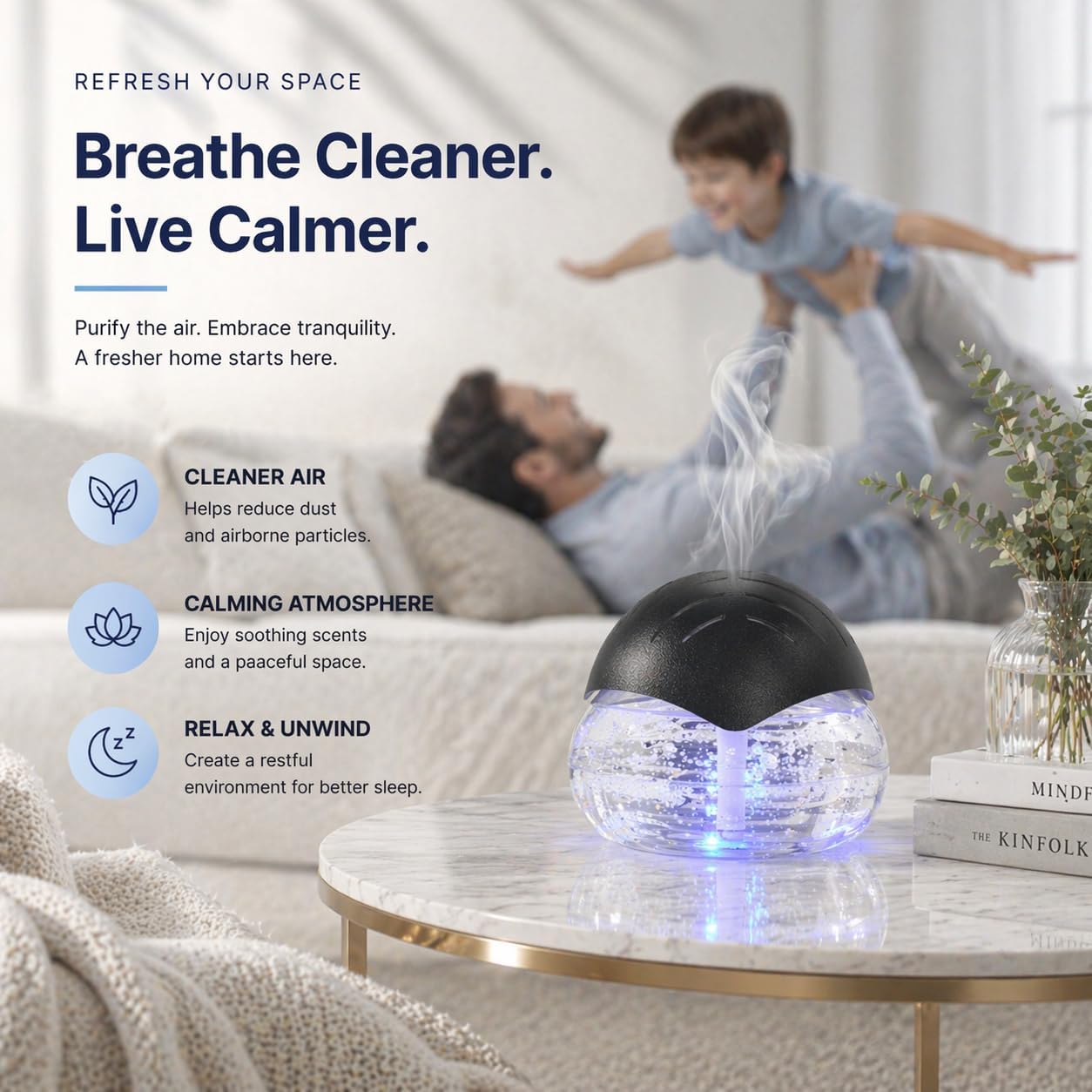 AeroBloom – Fresh Air Revitalizer Diffuser