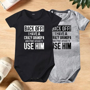 SnugglePrint – Grandpa Quote Baby Bodysuit