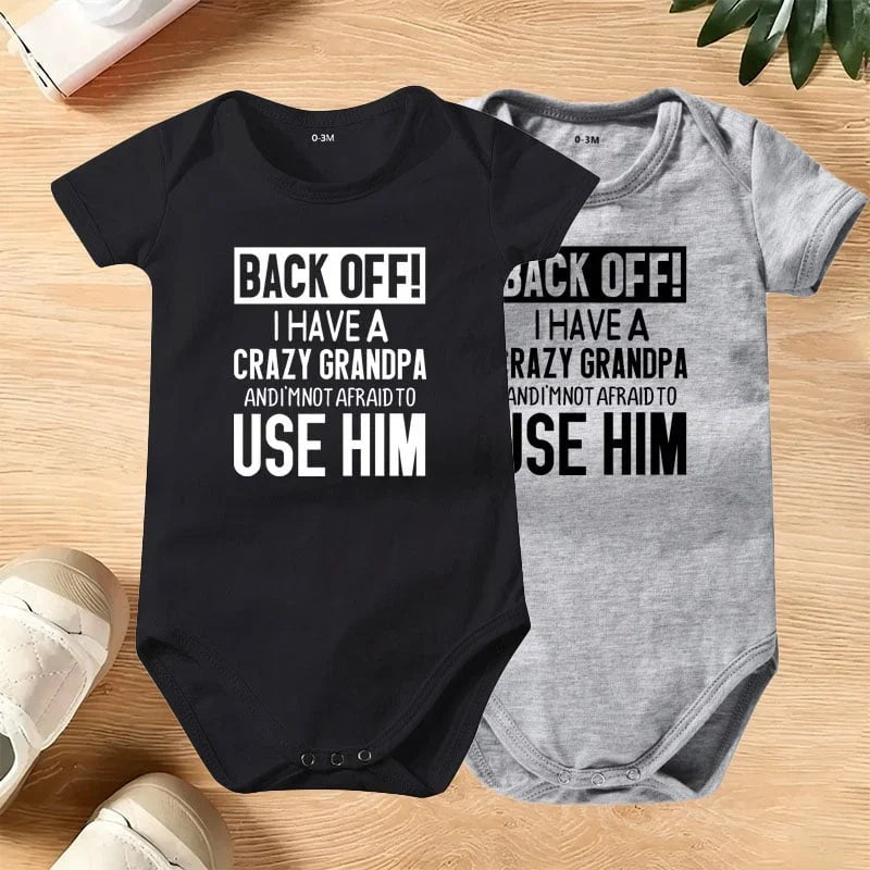 SnugglePrint – Grandpa Quote Baby Bodysuit