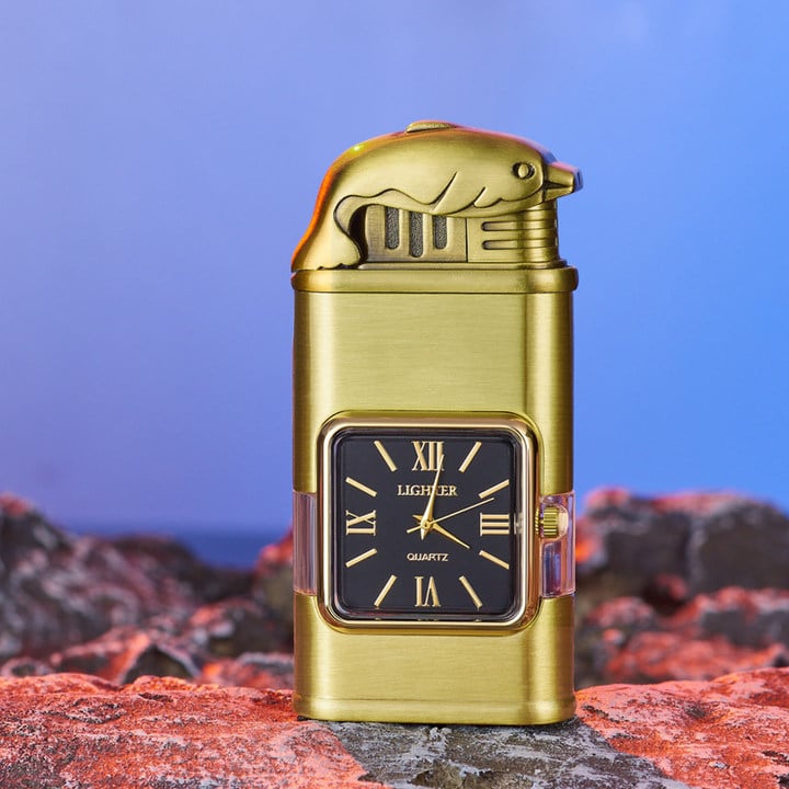 TimeFlame – Vintage Watch Lighter Combo