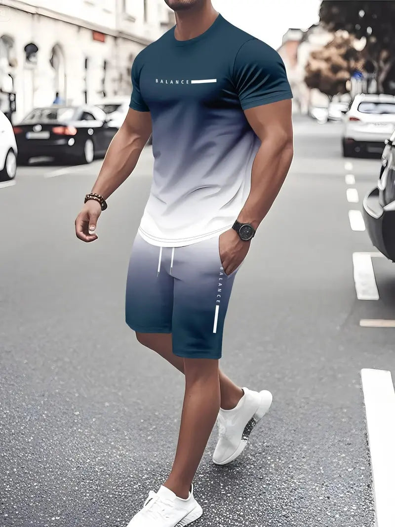 AeroFit -  Men’s Gradient 2-Piece Set Tracksuit