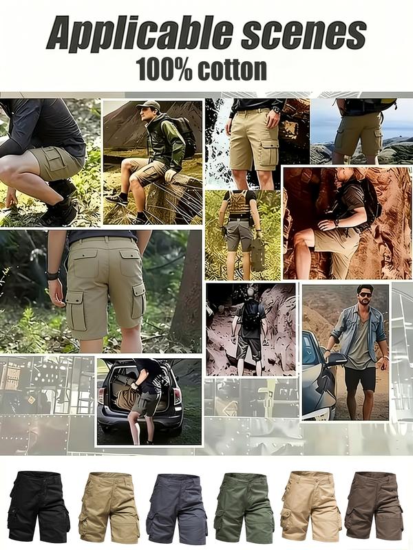RangerCore – Organic Cotton Hiking Work Cargo Shorts