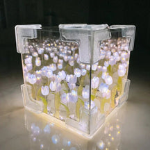 BloomGlow – DIY Tulip Mirror Lamp Box