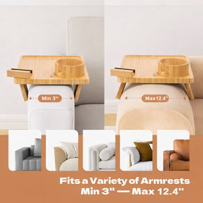 CouchBuddy – 4-in-1 Armrest Tray