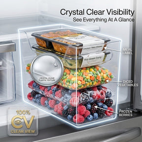 LumeFrost – Stackable Pantry & Cold Storage Bins