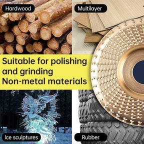 GrindCraft – 3-Piece Wood Shaping Disc Kit