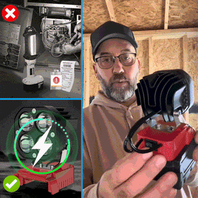 BrightGuard – Heavy-Duty LED Work Light Protecting Your Battery
