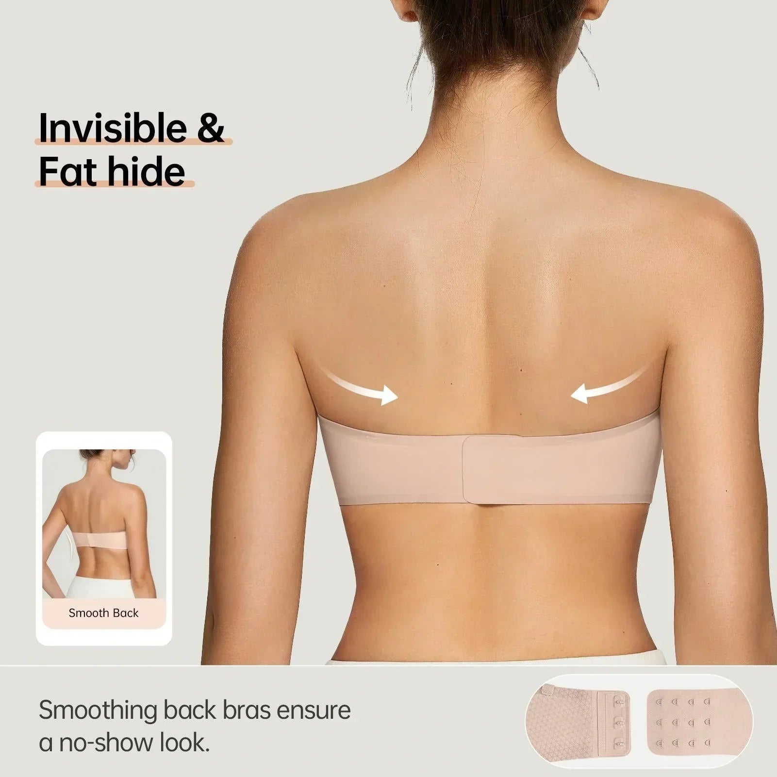 VelvetHold – Non-Slip Strapless Bra