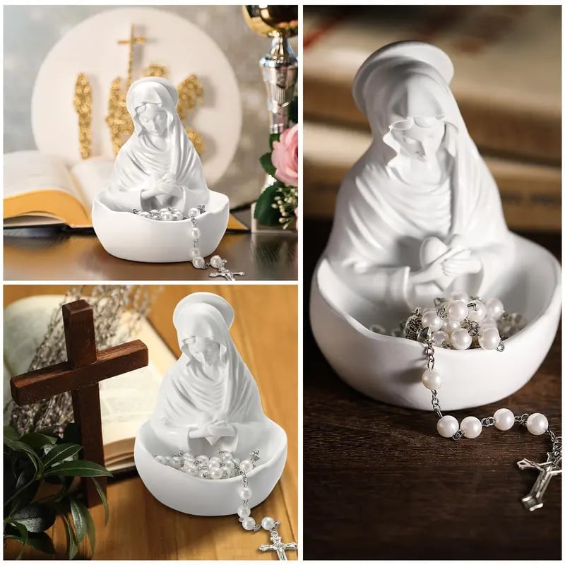 FaithKeeper – Handcrafted Jesus Storage Bowl