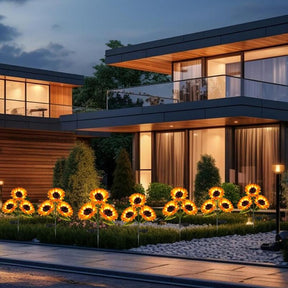 GlowPetal – Solar Sunflower Outdoor Garden Lights