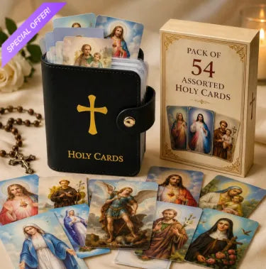 FaithKeeper – Genuine Leather Holy Card Holder