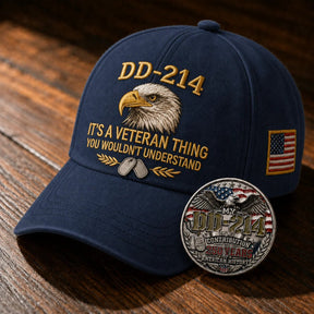 HonorWear – 3D Embroidered Veteran Cap