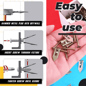 WallViper - Drywall Anchors & Screws Kit