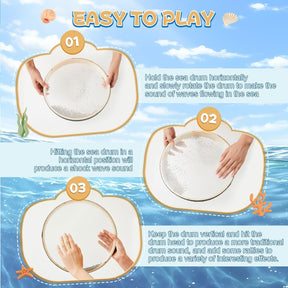 SeaVibe – Relaxing Ocean Drum in Multiple Sizes