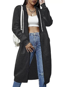 AuraWear – Comfortable Women’s Casual Polyester Hoodie