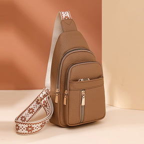 LuxeCarry – Minimalist Solid Color Crossbody Bag