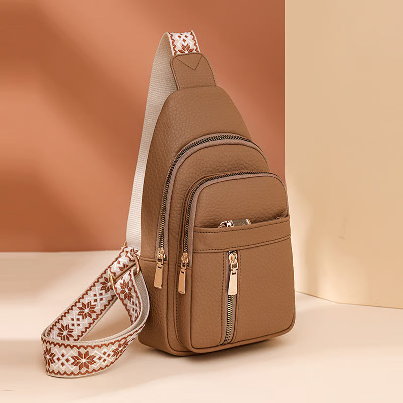LuxeCarry – Minimalist Solid Color Crossbody Bag