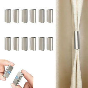 CurtainSnap – No-Drill Magnetic Curtain Holders