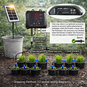 💧 12-Plant Solar Drip Irrigation Kit 🔥