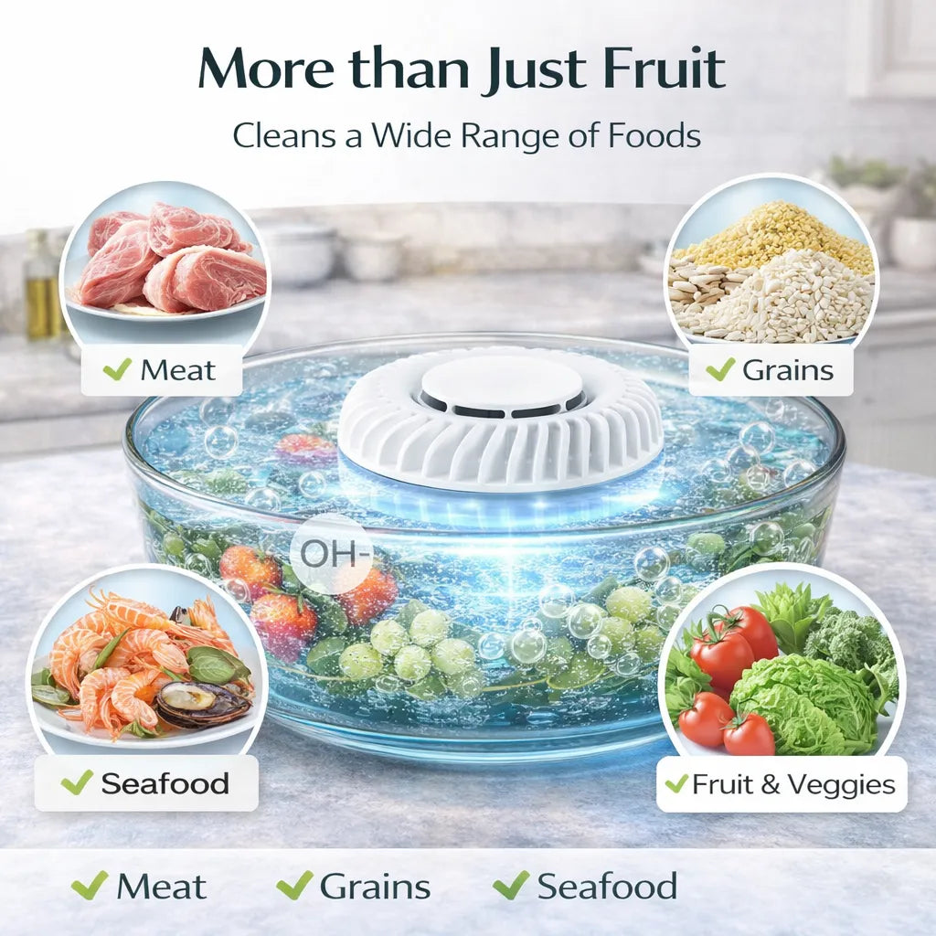 NutriPure Flow – Ultrasonic Food Cleaner