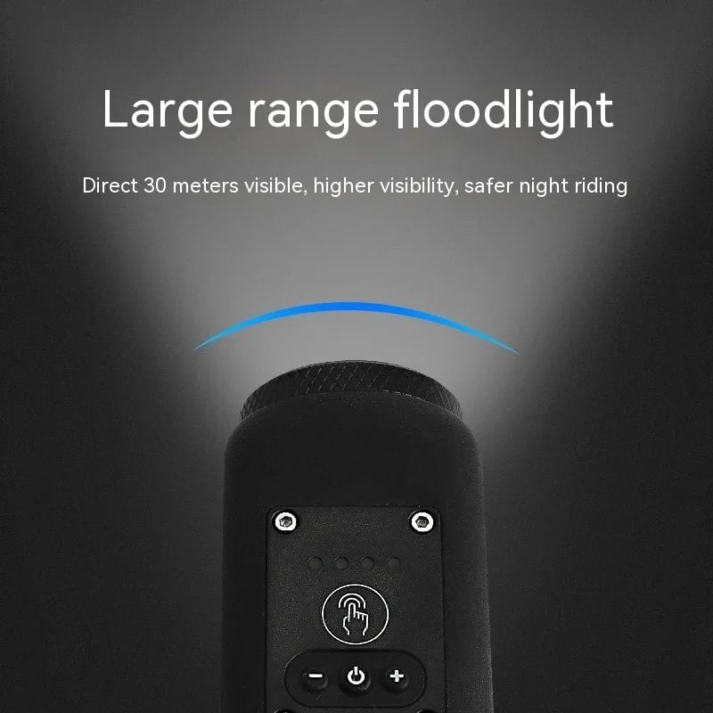 RideSafe – Electronic Bike Horn with Powerful Floodlight