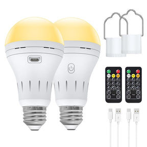 BrightEase – Rechargeable LED Bulb with Remote Control