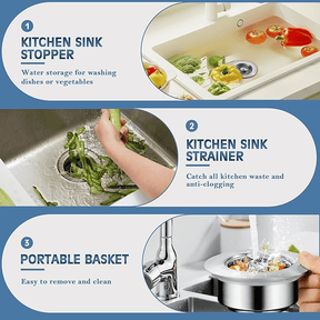ClogFree - Sink Strainer & Stopper