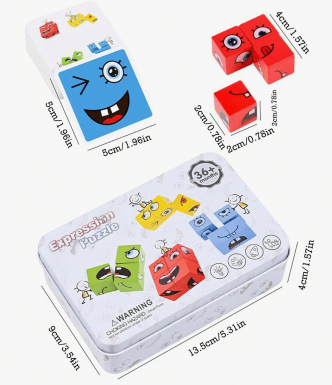JollyShift – Holiday 3D Expression Swap Puzzle