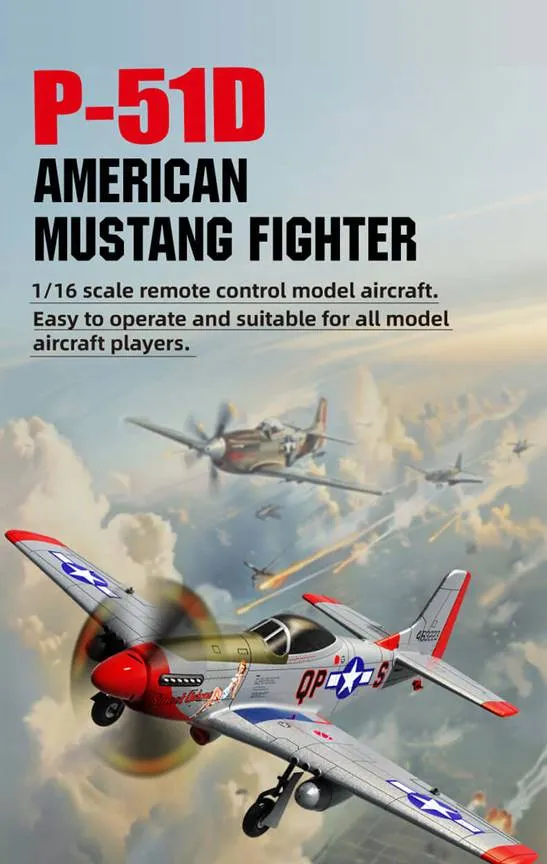 Warhawk Pro – P-51D RC Plane