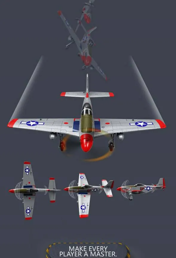Warhawk Pro – P-51D RC Plane