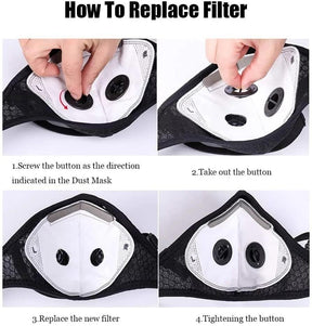 AirGuard – Reusable Carbon Filter Dust Mask