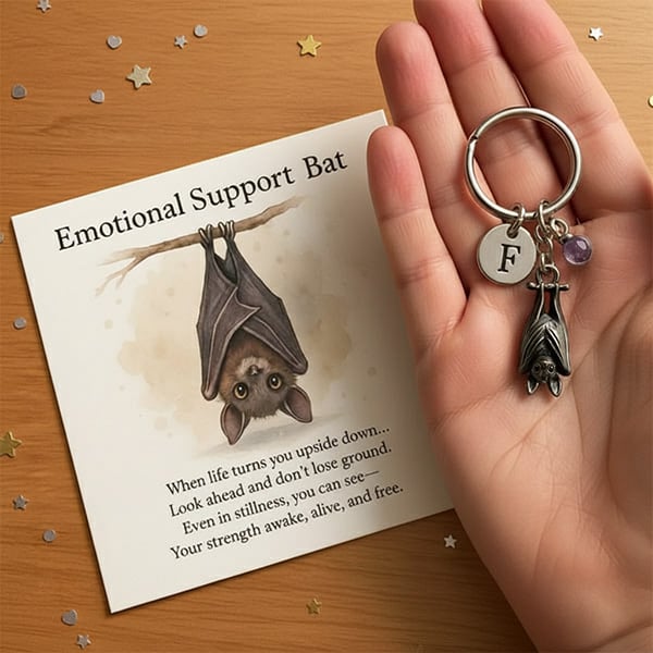 SoulWing – Motivational Bat Charm Keychain
