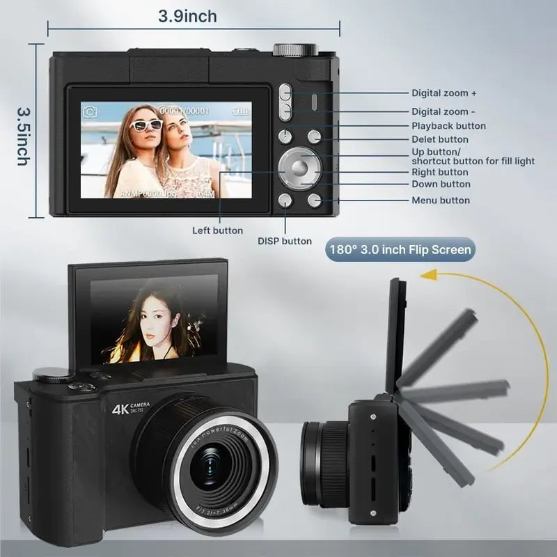 SnapMaster – High-Resolution 4K Digital Camera