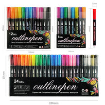 GlowStroke – Double Line Outline Marker Pens