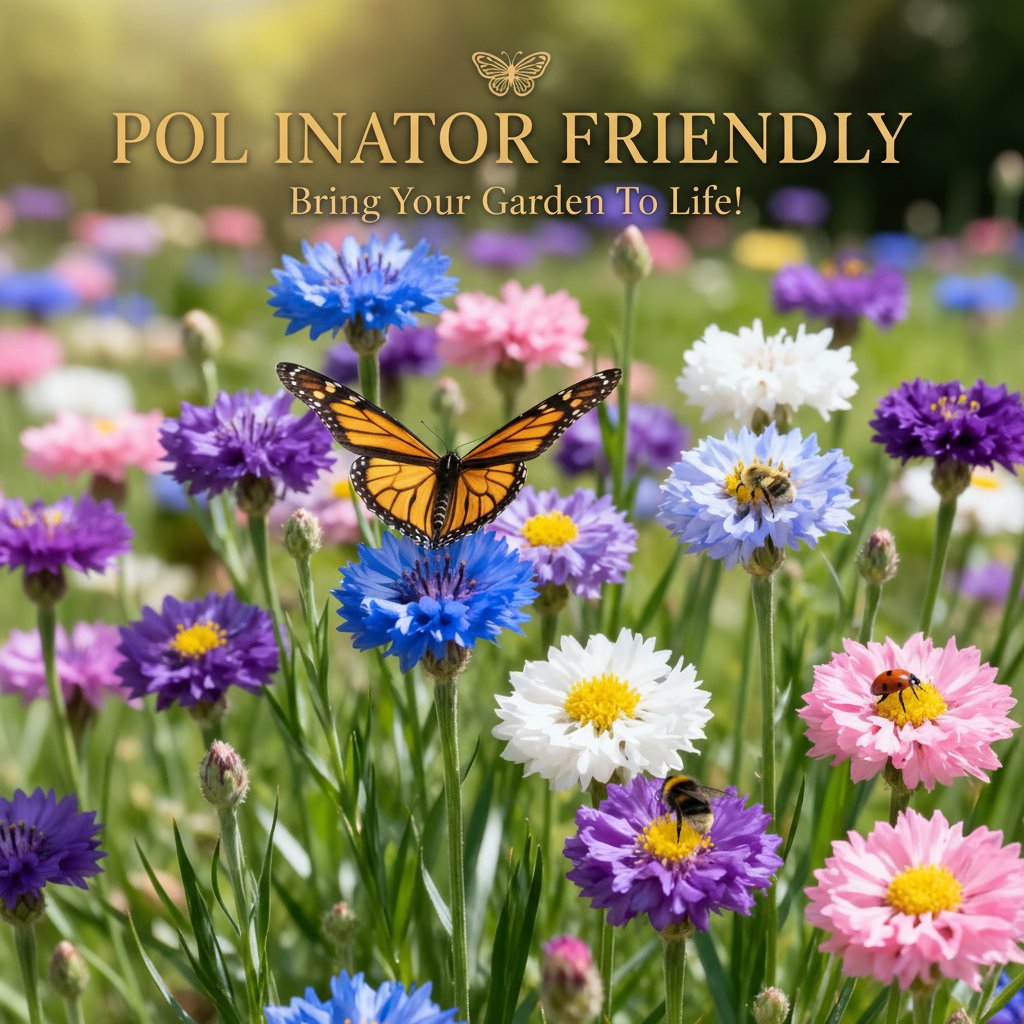 MeadowMagic Seeds – Pollinator Friendly Flower Blend
