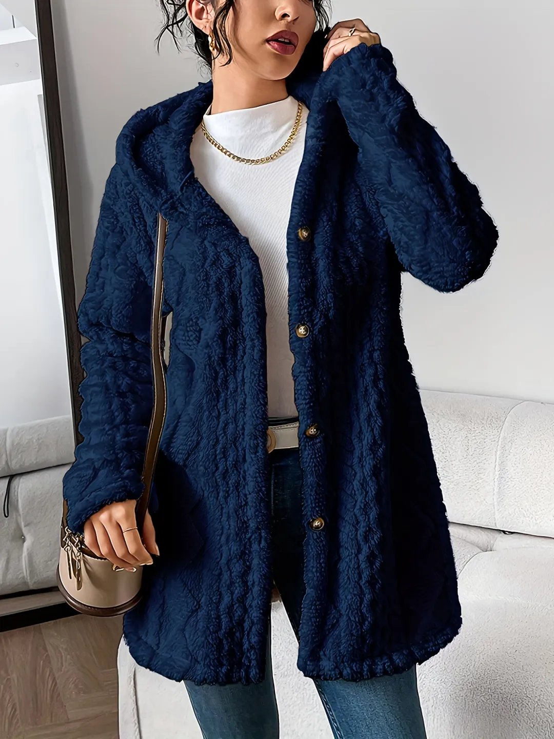 CloudSilk – Effortless Chic Hooded Dress