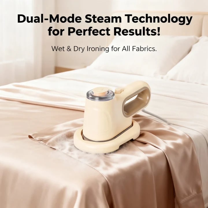 SteamEase – Portable Vacuum Clothes Steamer