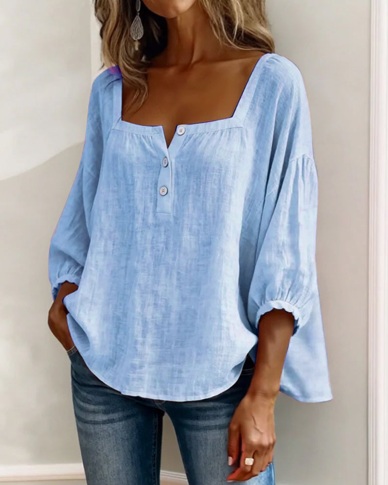 BreezeBelle – Lantern Sleeve Top