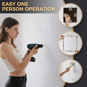 WallMate – No-Stud Drywall Repair Support Clip Kit