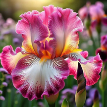 BloomAura – Exotic Tall Bearded Iris Flower