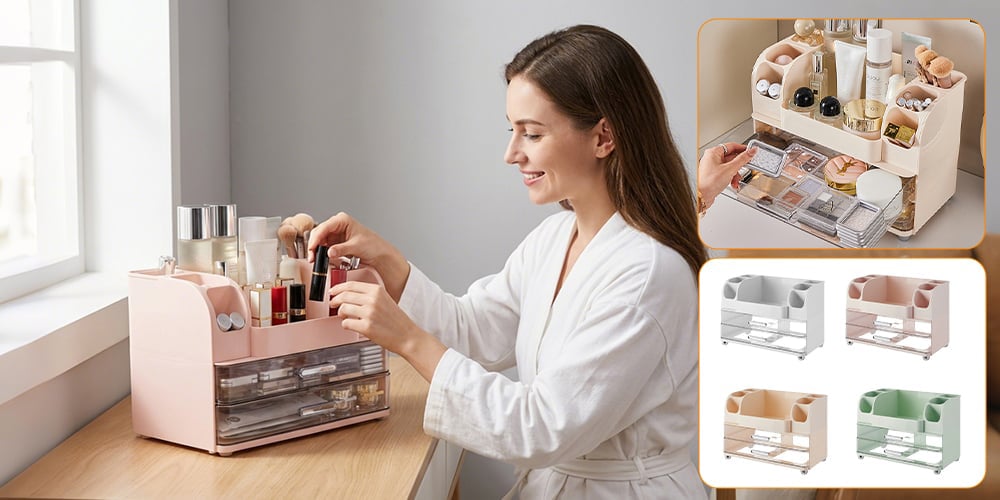 GlamStack – Space Saving Vanity Organizer