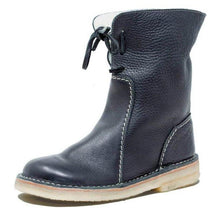 WATERPROOF LEATHER POLAR BOOTS WITH WOOL LINING | Lupi