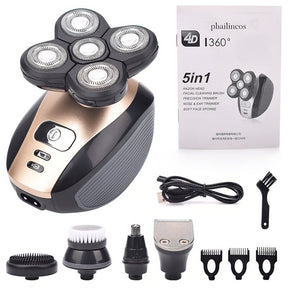 GroomFlex | 5-in-1 4D Electric Shaver Kit