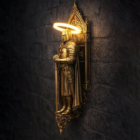 KnightGlow – Medieval Knight Wall Lamp