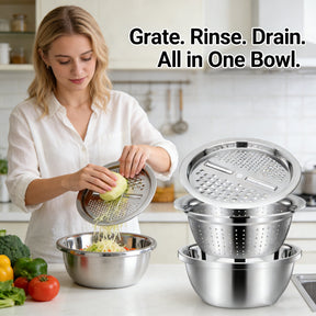 EcoChef - Durable Stainless Steel Multi-Purpose Bowl