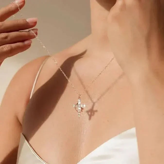 RoyalFaith – Crown Cross Necklace