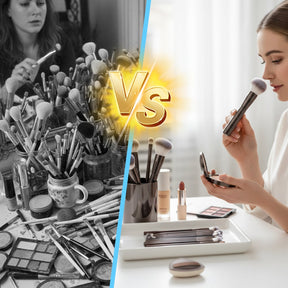 GlamPro – Premium 20-Piece Coffee Makeup Brush Collection