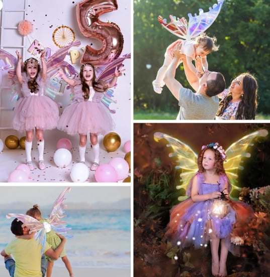 MagicAura – LED Butterfly Fairy Wings