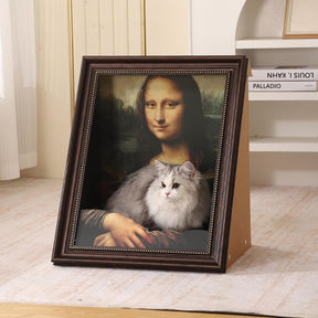PurrfectArt – Mona Lisa Cat Scratcher Bed